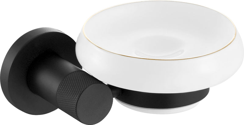 Valor Dante Soap Holder Matte Black Brass