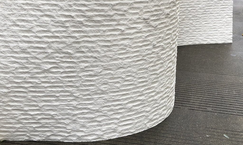 MAISON FLEXISTONE Linear Stone Wall Cladding (White) 600x2400mm (1.44s