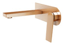 Valor Rafa In Wall Basin Mixer (Material-brass, Color-brushed rose gold)