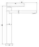 Valor Rafa Above Counter Basin Mixer (Material-brass, Color-antique brass)