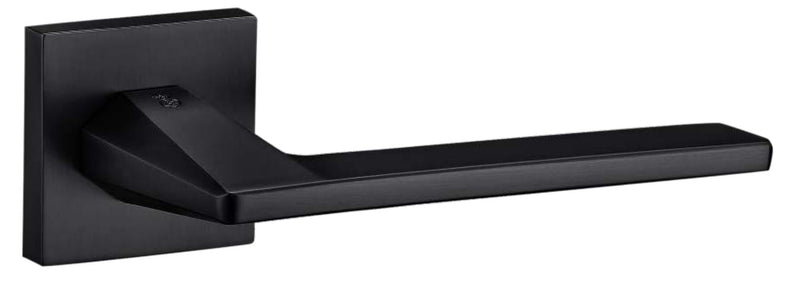 ORO & ORO 092-15E+S7260-24S+SKNC-70 Sienna Handle on Square Rose, Mortise Sash Lock, Cylinder (Black)