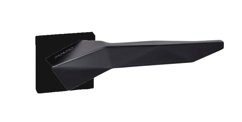 ORO & ORO 079-15E+S7260-24S+SKNC-70 Morpheus Handle On Square Rose, Mortise Sash Lock, Cylinder (Black)