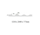 MAI-4  Maison Flexiflute 1218 x 2440 x 7.7mm