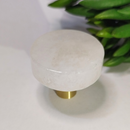 Celeste White Quartz Cabinet Handle Knob 30mm
