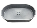 Calyx Cast Basin Oval Azure White Sandstone