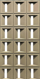 Maison PU Stone Double Side Breeze Blocks Gray 1200 x 600 x 60mm