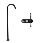 Valor Delmare Bathtub Mixer (Material-brass, Color-matte black)