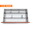 BLUM Orga-Line Open Provisions OOP90CRA, C-ht 900mm w/Matting White Aluminum