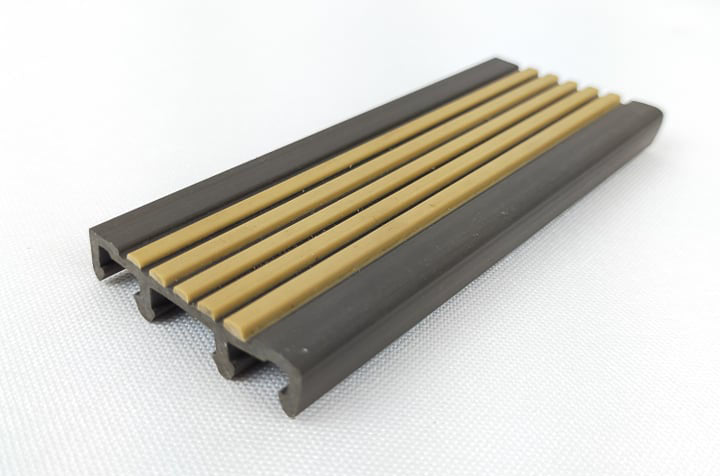 PVC STAIR NOSING (42MM X 8 FT.) HARD-REG Brown-Beige