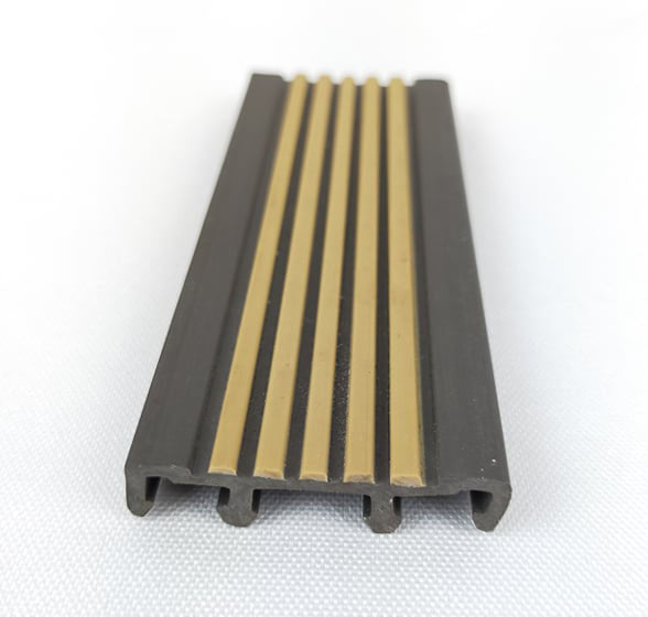 PVC STAIR NOSING (42MM X 8 FT.) HARD-REG Brown-Beige
