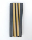 PVC STAIR NOSING (42MM X 8 FT.) HARD-REG Black-Beige