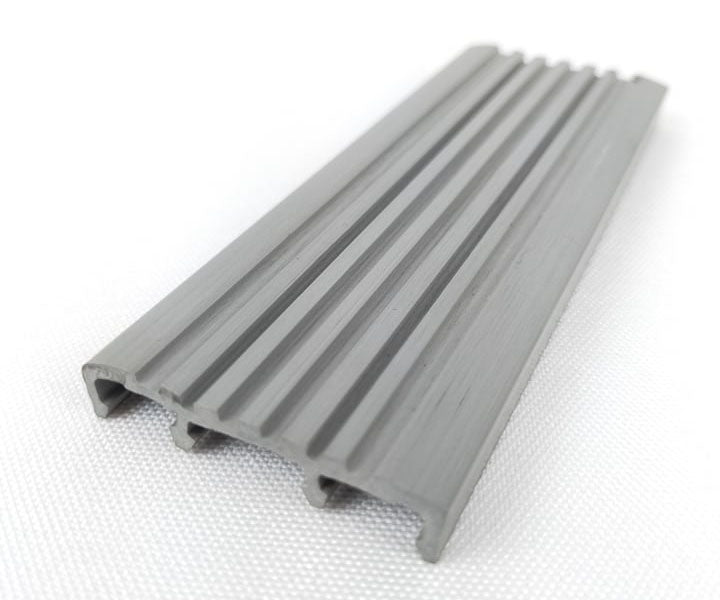PVC STAIR NOSING (42MM X 8 FT.) HARD-REG Grey