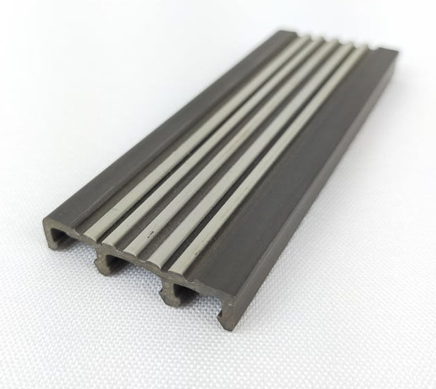 PVC STAIR NOSING (42MM X 8 FT.) HARD-REG Brown-Grey