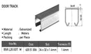 BESSER BSR.S20.GDT.4M Galvanize Door Track
