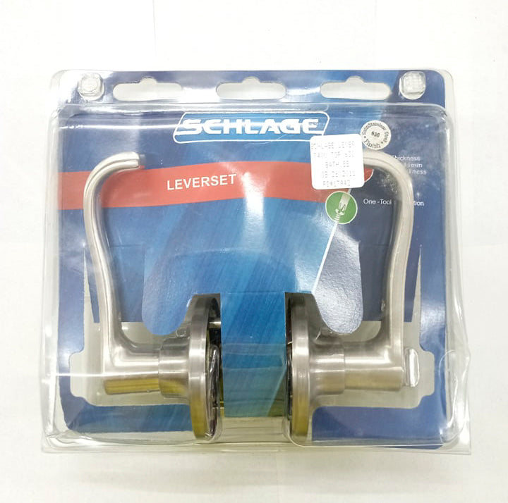 SCHLAGE LEVER LCKSET-T-SERIES T40V TOR 630 privacy  SS