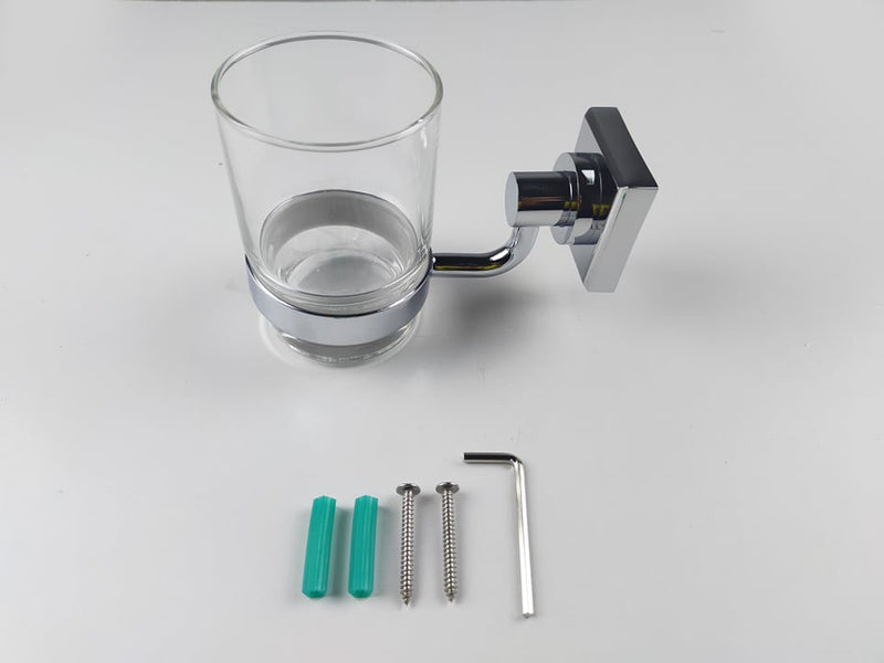 ROFEN-BATHROOM ACC. - CM41 glass hldr cp