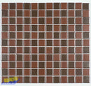Cotto Glazed Mosaic 12x12  1S Series Metallic 1S-Silver Copper