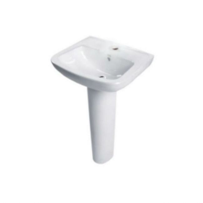^American Standard LAV.W/LONG PED. NEW CODIE-S 0948 white - square