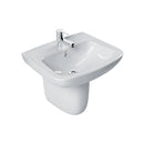 ^American Standard LAV.W/SEMI-PED. NEW CODIE-S 0948 white - square