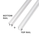 SISTEMA M34 aluminum top&bottom rail 2mtr