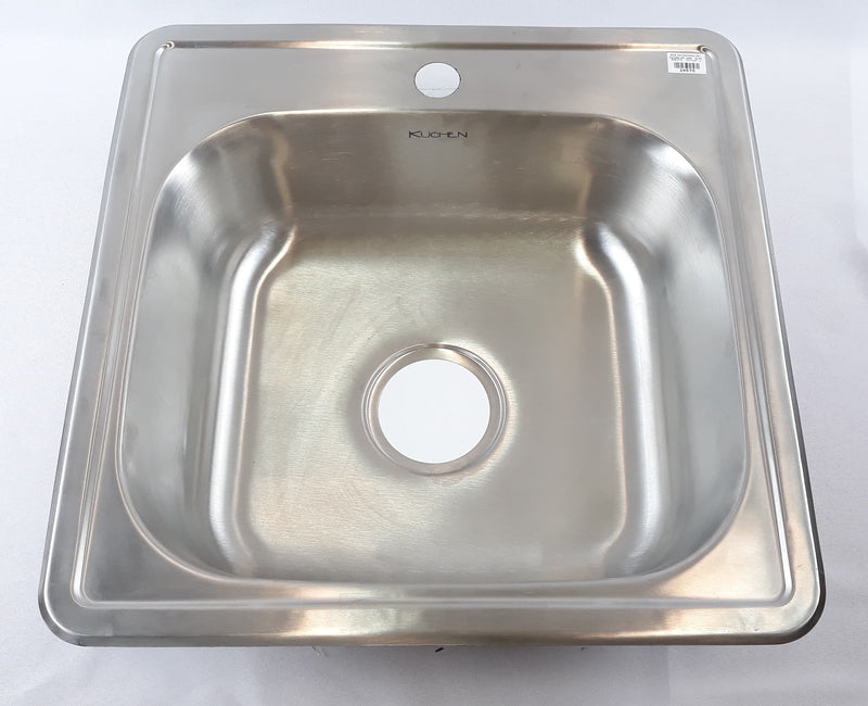 KUCHEN KIT. SINK    W/FIT.  DSB1919    19x19x6" ss