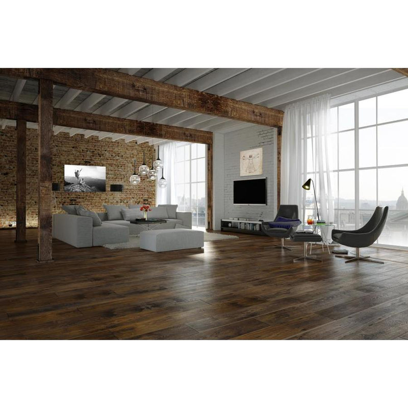 ^KRONOTEX (AC4) LAM. FLOORING (GER) D764  Chestnut