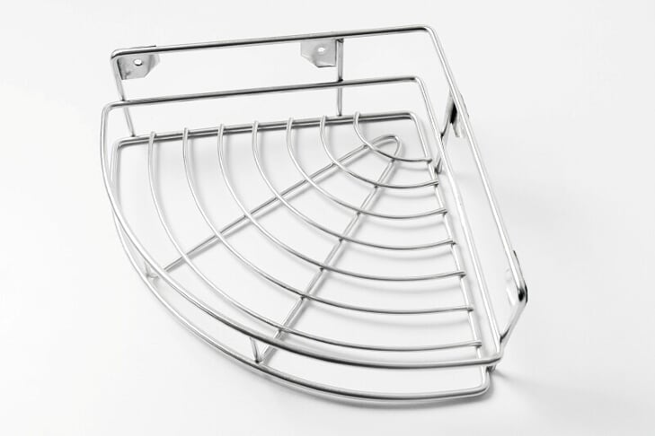 KITCHEN ACCS. LINEA ITALIANA (304) corner basket single 8" ss