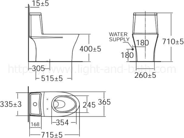 ^American Standard 1PWC FLEXIO DFPB 2530 white