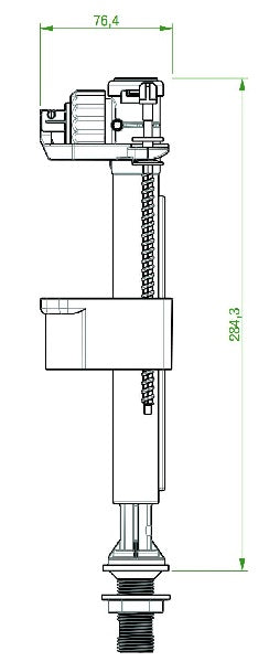 SIAMP TANK PARTS 99TRBP hydraulic telescopic valve