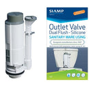 SIAMP TANK PARTS MSELTV dual flush outlet valve