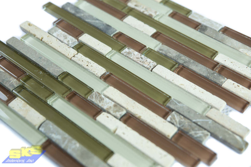 Cotto 30x30 (12x12) glass tile Lysanner Rosso