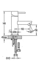 FLOVA LAVATORY FAUCET FH8261-D50-BN sgl lvr monobloc