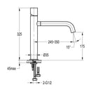 FLOVA KITCHEN FAUCET FH8788-D18 sgl lvr sink mixer