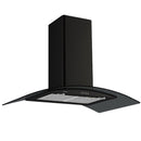 KUCHEN COOKERHOOD KCH.H900G GLASS W/ LED BLACK