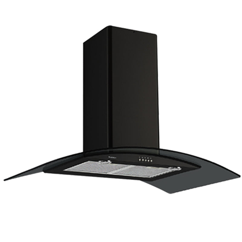 KUCHEN COOKERHOOD KCH.H900G GLASS W/ LED BLACK