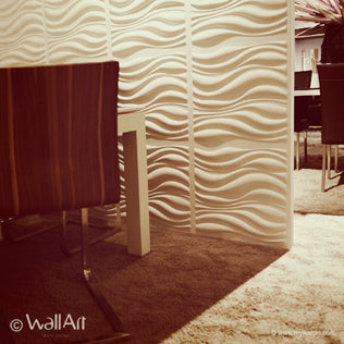 WALL ART 3D PANEL 50x50 waves 2