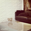 WALL ART 3D PANEL 50x50 waves 2