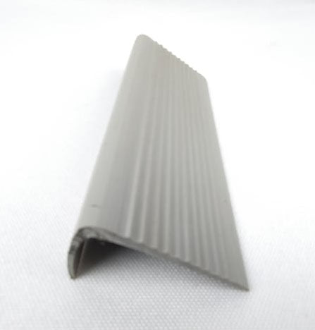 PVC STAIR NOSING (45MM X 8FT) SOFT PREMIUM grey