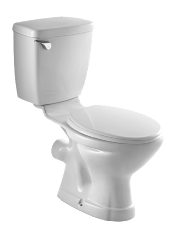 HCG CS3218P Wall Outlet LT Water Closet Only White