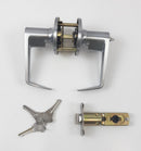 DORMA Gr 3 Tubular Bored Lever Lockset Dortmund US26D Entrance s.chrm