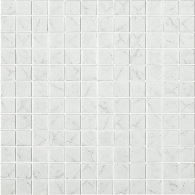 Vidrepur Glass Mosaic Impressions Marble 25x25mm Carrara Grey