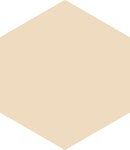Ape Tiles Hexagon Series 17.5x20.2cm Beige