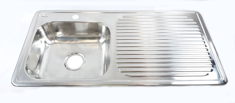 REGINA S/S KITCHEN SINK RG 3223 1B1DR 50X100CM