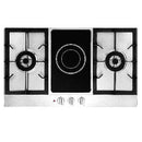 KUCHEN COOKTOP KCH.VCT391.SS/BK 2G+1E 90cm