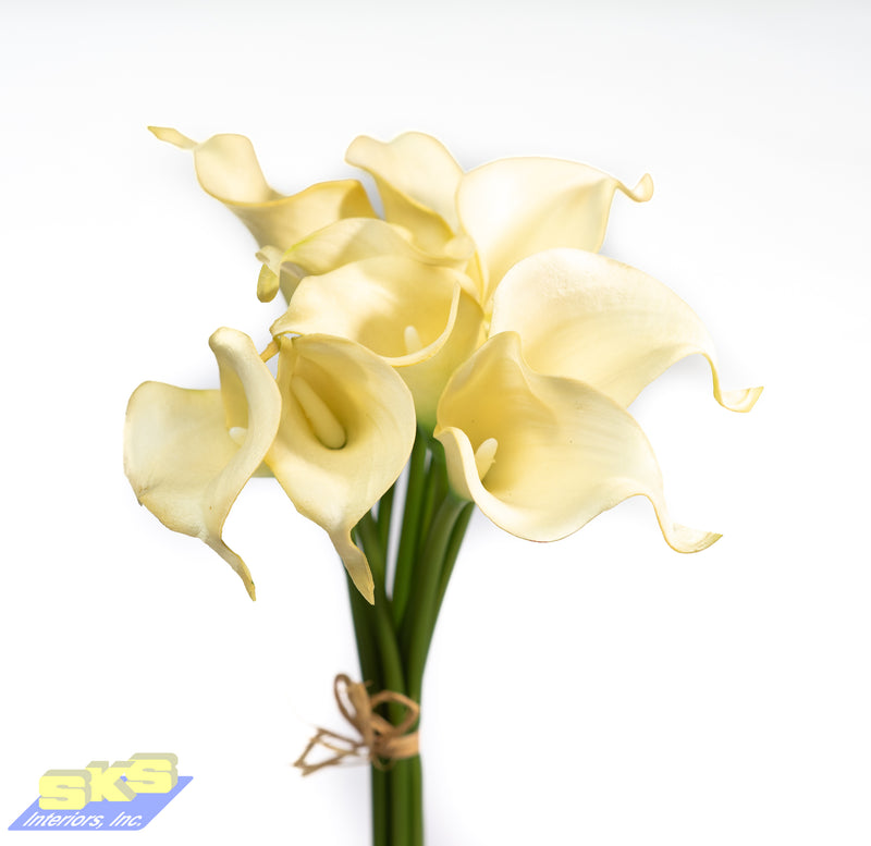 Faux Flowers CH1081-W Calla Lily White
