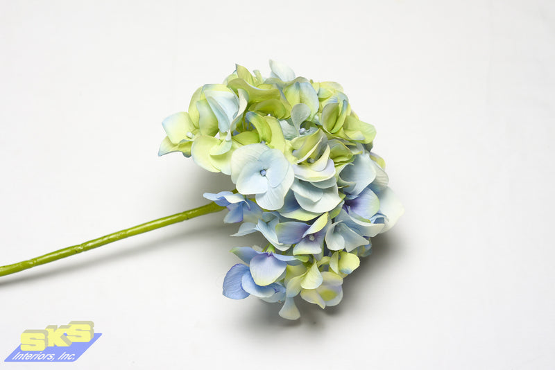 Faux Flowers Greenish Blue Hydrangea Class