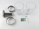CLIO CL4023 Wall Hanger With Two Glass Cup (SUS304,SS)