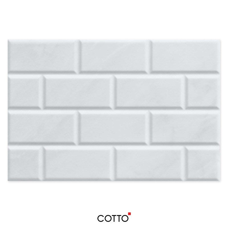 Cotto Tiles 30x45cm English Garden Satin Brick white