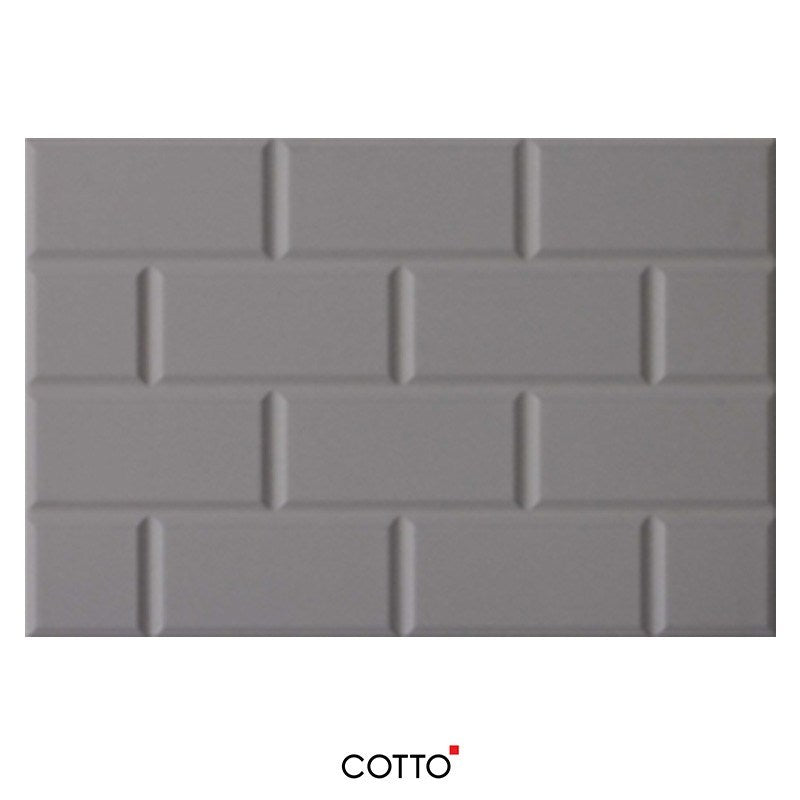 Cotto Tiles 30x45cm English Garden Satin Brick Grey