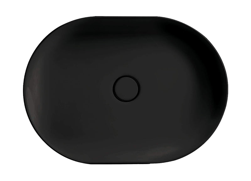 Cotto Lavatory C00343 Sensation Capsule Above Counter Matte Black